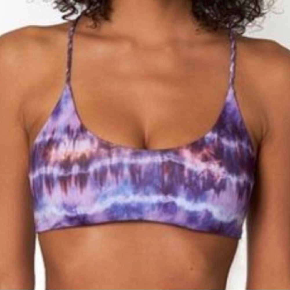 Purple Tie-Dye Bralette